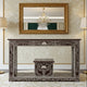 Elegant Floral Pattern Console Table | Luxury Handmade Console
