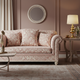 Elegant Inlay Floral Pattern Sofa | Luxury Handmade Sofa