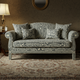Elegant Inlay Patterned Sofa with Classic Floral Design | Luxury Handmade Sofa