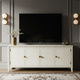 Elegant Inlay Chevron Pattern TV Cabinet | Luxury Handmade TV Cabinet