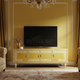 Luxury Inlay TV Cabinet with Classic Greek Key Design | Luxury Handmade TV Cabinet