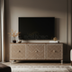 Luxury Inlay Wooden TV Cabinet with Geometric Pattern | Luxury Handmade TV Cabinet
