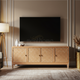 Inlay Chevron Pattern TV Cabinet | Luxury Handmade TV Cabinet