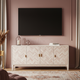 Luxury Inlay Pattern TV Cabinet | Luxury Handmade TV Cabinet