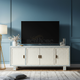 Elegant Inlay TV Cabinet with Detailed Pattern | Luxury Handmade TV Cabinet