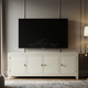 Inlay Geometric Pattern TV Cabinet | Luxury Handmade TV Cabinet