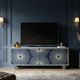 Inlay Sunburst Pattern Luxury TV Cabinet | Luxury Handmade TV Cabinet
