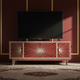 Luxury Inlay Sunburst TV Cabinet | Luxury Handmade TV Cabinet