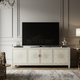 Elegant Inlay Sunburst TV Cabinet | Luxury Handmade TV Cabinet